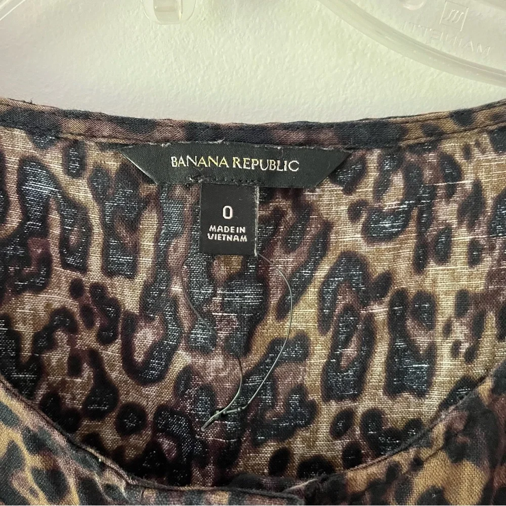 Banana Republic Linen Blend Jumpsuit 0